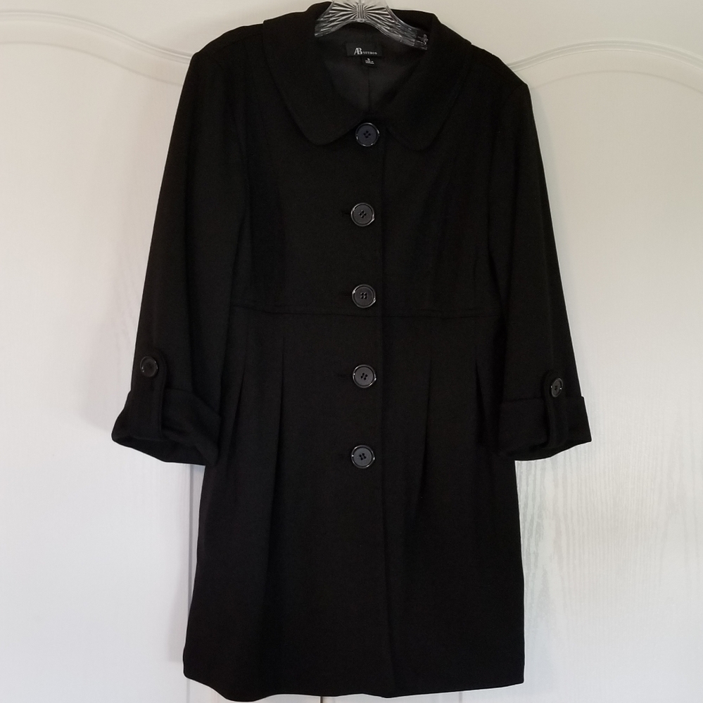 AB Studio womens three quarter sleeve jacket